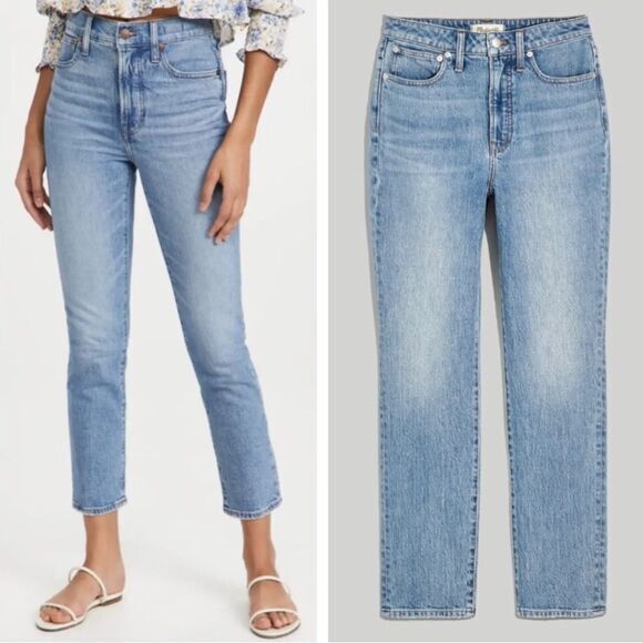 NEW Madewell The Perfect Vintage High Waist‎ Jeans in Marian Wash, size 25 - Picture 2 of 16